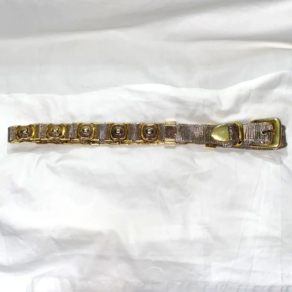 Silver Chain Link w/ Gold Hardware - Picture 4 of 5